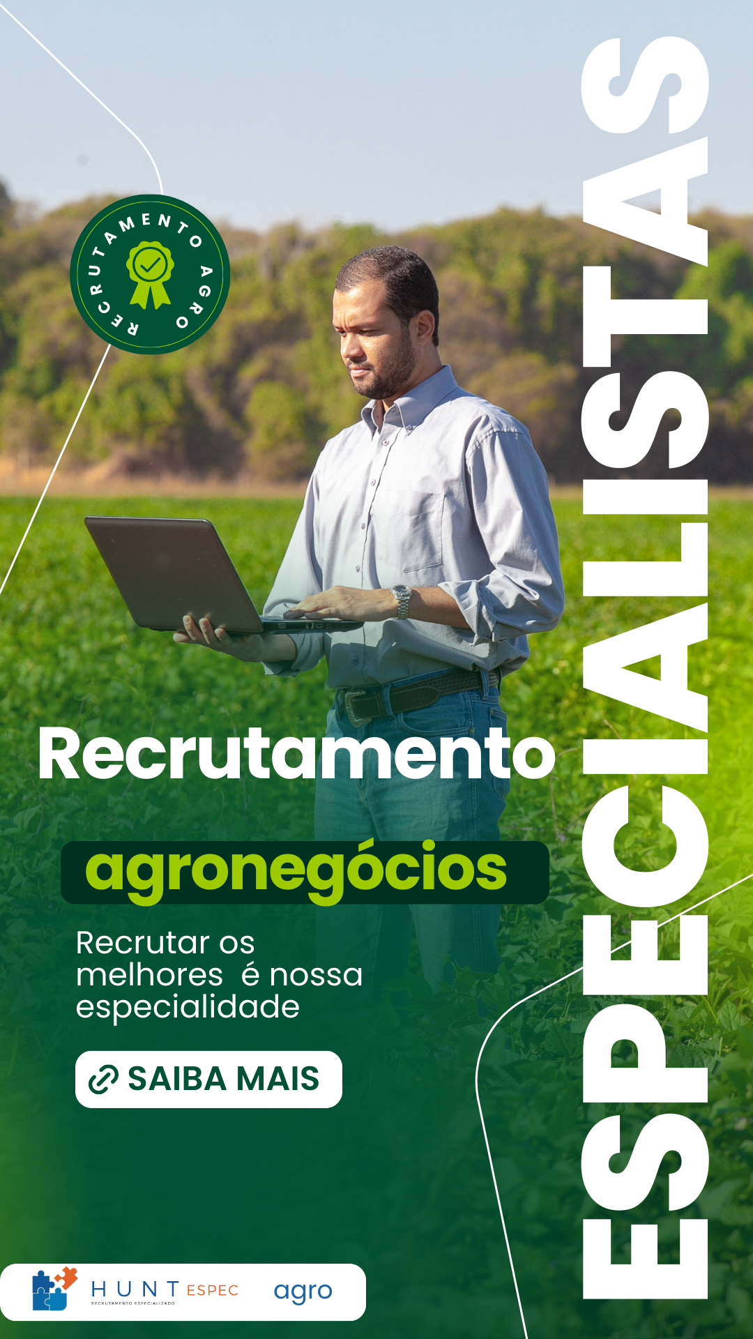 Recrutamento Especializado para o Agronegócio –  Especialistas em vagas agro